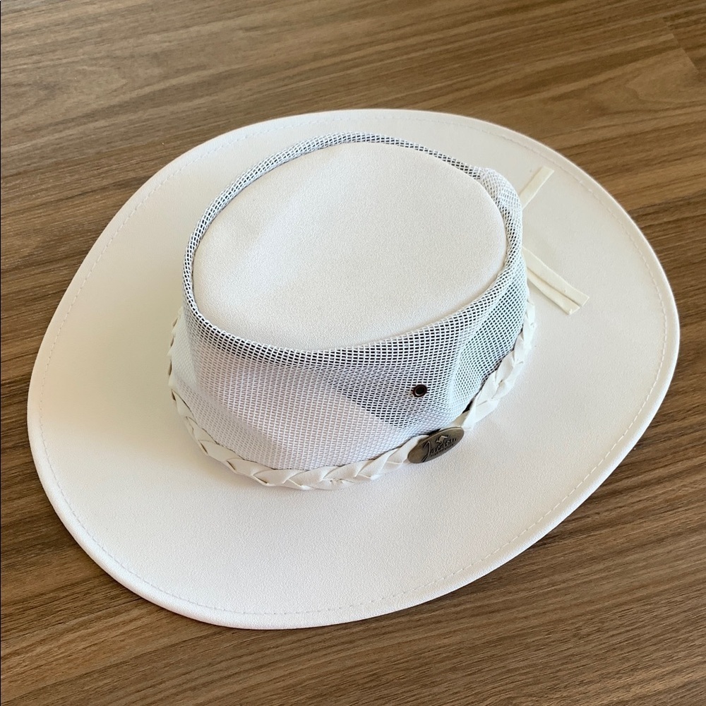 White Braided Women's Hat